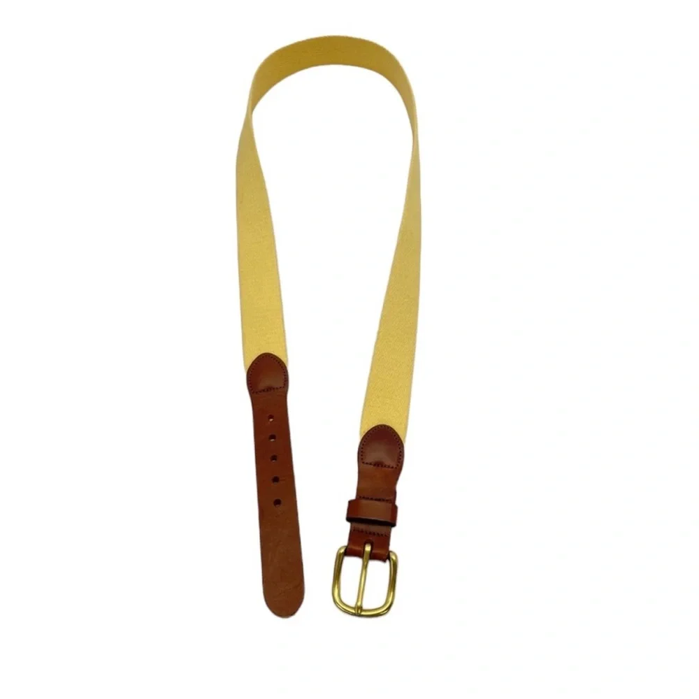 Leather Man Ltd. Belt 42 Yellow